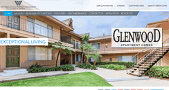 Desktop Screenshot of glenwoodapartmenthomes.com